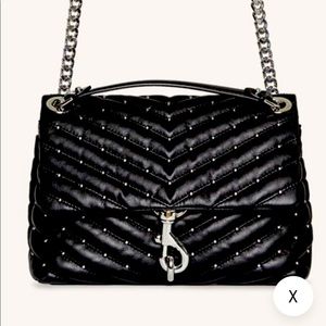 Rebecca minkoff crossbody NWT Edie black studded